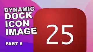 Showing remaining minutes in the Dock - Countdown Part 6