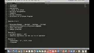 Session 4:  Input Output Operators