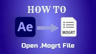 How to Use .mogrt Files in After Effects | Motion Graphics Tutorial 
