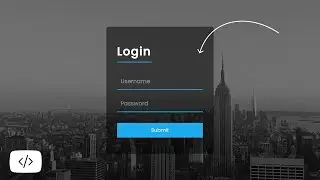 How to Create Login Form Using Html & CSS Only | Coder Sujit