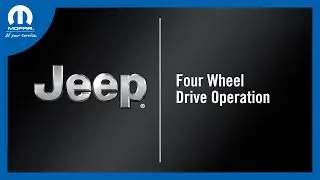 Four Wheel Drive Operation | How To | 2022 Jeep Cherokee & Grand Cherokee