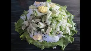 Легкий салат с пекинской капустой, огурцом и яйцами. Салат с пекинской капустой ЛЕГКИЙ И БЫСТРЫЙ.