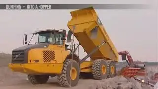 Современные самосвалы Volvo удивляют!