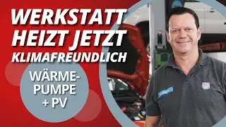 Luftwärmepumpen heizen Autowerkstatt - Referenzvideo alpha innotec im Gewerbe