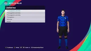 Uniformes da Inter de milão (20/21) Pes 21 Xbox