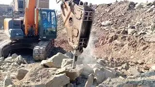 #hydrulic#jack#hammar#hitachi#excevator#viral#working#stone#drilling#heavy#equipment.
