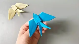 How to Fold an Elegant Shallow Bird - Step-by-Step Tutorial 🔥 #origami