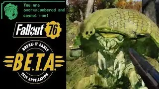 Fallout 76 BETA - Part 2 - Watch as I spend 90% of my time overencumbered