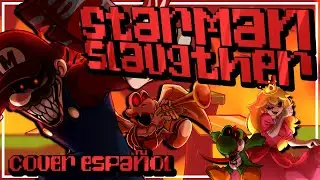 FNF | STARMAN SLAUGHTER | COVER ESPAÑOL | WITH LYRICS SPANISH | MARIO MADNESS V2 | FT: TEAM PRIETO
