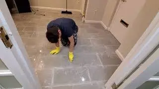 Aprende A Limpiar La Unión De Los Azulejos - Como Aplicar sellador en Baldosa