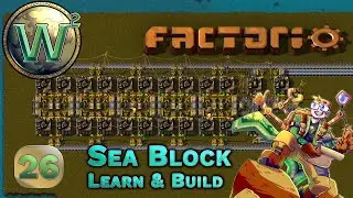 Factorio Sea Block Learn & Build - Engines - Let's Play - Episode 26