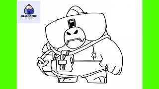 Cum Să Îl Desenezi Pe BUZZ Din BRAWL STARS | Usor Pas cu Pas Tutorial pentru Incepatori