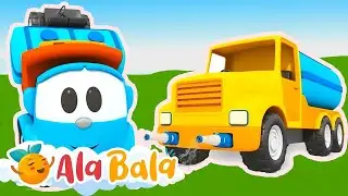 Camionul LEO construiește o cisterna 🚚 Desene Animate Copii AlaBala