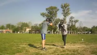 6 Rounds sparring 29 septiembre (soy el de short azul)