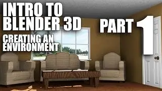 Intro to Blender 3D, Environment - Modeling Part 1
