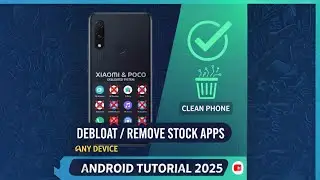 Debloat/Remove any stock app from Xiaomi & Poco device