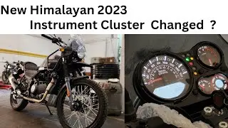 Royal Enfield Himalayan 2023 instrument cluster changed ??