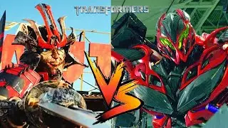 The Battle of Drift Versus Stinger in Transformers Movie
