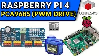 🔵✅CODESYS 3.5 -COMMUNICATE RASPBERRY WITH PCA9685 VIA I2C // MICRO SERVO CONTROLLER