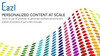 Creating Personalized Content at Scale Using Eazl.ai
