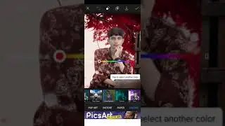 Background+shirt color change in one tap in picsart app || Many color change in photo||