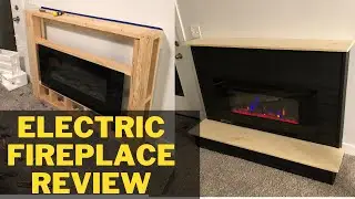 Electric Fireplace Review | Amazon Basics Electric Fireplace