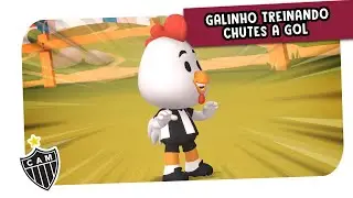 Galinho treinando chutes a gol - Liga dos Mascotes - Atlético Mineiro EP 05