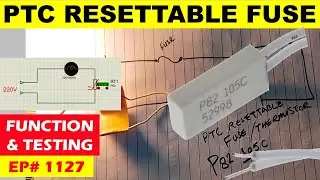 {1127} PTC Resettable Thermal Fuse P82