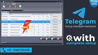How to extract telegram group members | telegram group members mobile number extractor