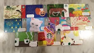 My Starbucks Card Collection