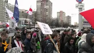 Дзень Волі 2012 у Менску. Калёна ідзе на Плошчу Бангалор