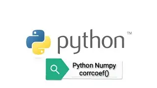 Python Numpy - corrcoef() [ITA]