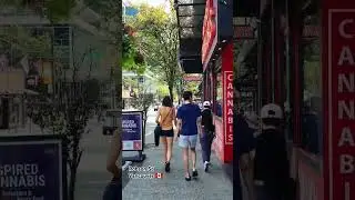 Busy Afternoon on Robson Street 🇨🇦, #westend #westendvancouver #downtown #vancouver #shorts