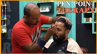 Reiki Master Pen-Point Head Massage and Neck Cracking💈