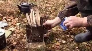 Самодельная  разборная  щепочница.
