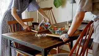 Weekend vlog, home cooking, vegetable-filled breakfast, pork and chive rice bowl, simple recipe