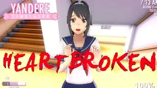 Yandere Simulator - Game Over Heartbroken - Female Protagonist - PC Gameplay