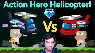 NEW Action Hero Helicopter Is OP! (ULTIMATE ITEM) - Growtopia