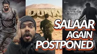 Salaar Again Postponed | Dunki on 22nd Dec | Shahrukh Khan | Pravas