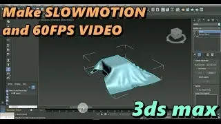 3ds max | Make and Render 60fps and Slow motion Video | Tutorial | Movie Effects VFX