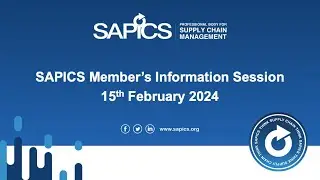 SAPICS Members Information Session | 15 February 2024
