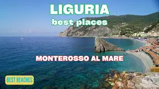 One of 10 BEST beaches in LIGURIA: Monterosso | Cinque Terre ITALY