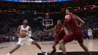 Ankle Breaker vs  Cavs Mobley ! Paul George Hits Game Winner !