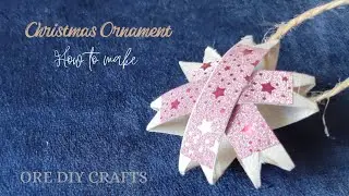 Christmas Ornament - Paper roll crafts - DIY
