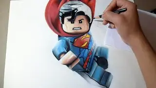 SUPERMAN LEGO Drawing