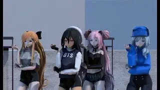 MMD | Playing with Fire(불장난) | BLACKPINK | Aphmau | Zen