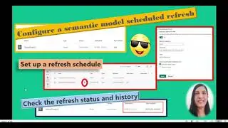 How to configure schedule refresh in POWER BI || Refresh POWER BI Report on POWER BI Service