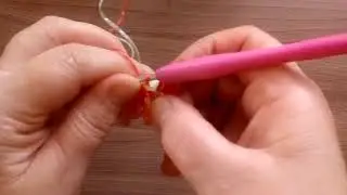 Мочалка -"Ажурный цветок".