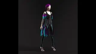 How I create AR jumpsuit with fur in CLO3D