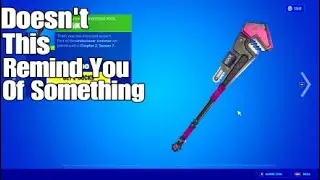 What Does This Fortnite Pickaxe Remind You Of?